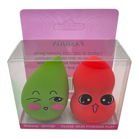 Set de 2 buretei pentru make-up, aplicator multicolor – Aplicare uniforma si precisa pentru un machiaj impecabil,  [3]