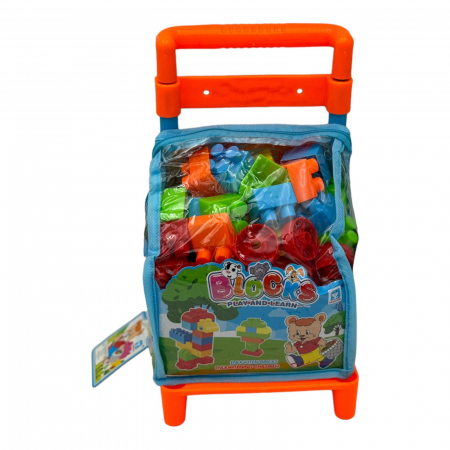 Set de constructie pentru copii, in Troller, 28×15×11cm, +3ani,   [3]