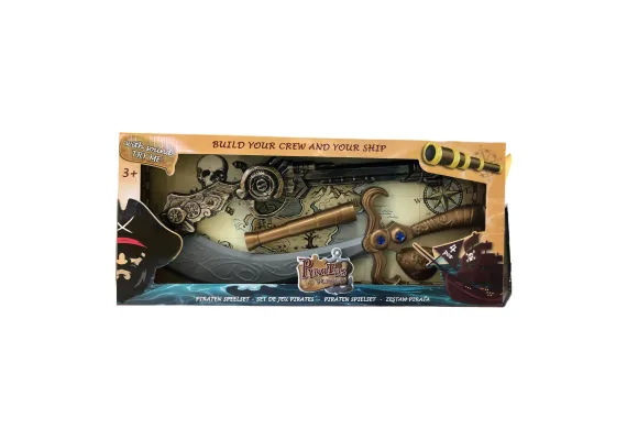 Set de pirat 3 piese, cu sunete, Pirate, 59.5×25×5.5cm, +3ani,   [0]