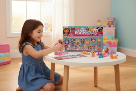 Set Deluxe Figurine Pentru Copii – 7 Personaje Colorate Cu Accesorii, Colectie Joaca Creativa 40x26 cm [1]