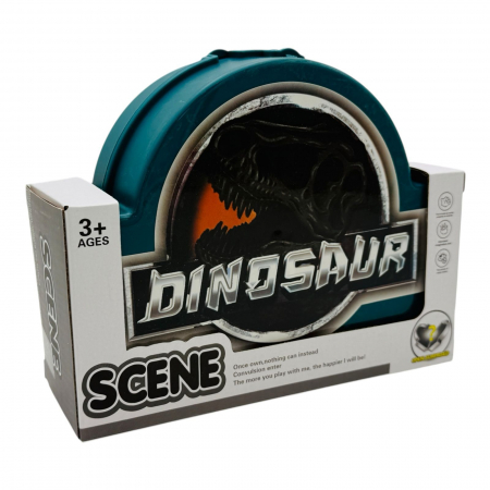 Set Dinozauri cu Cutie Tematica - Figurine si Accesorii pentru Joaca Creativa 18×14cm  [2]