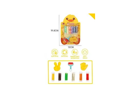 Articole pentru copii Engros - Set DIY Plastilina Rata cu Accesorii - Joaca Creativa pentru Copii 