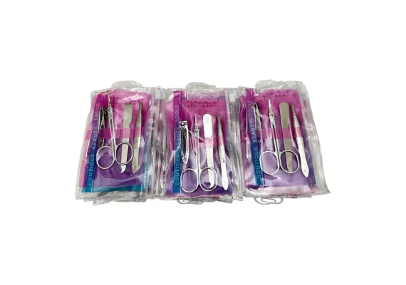Produse de manichiura Engros - Set ingrijire manichiura 4 piese inox, Boutique Beauty, calitate superioara– Kit profesional, 