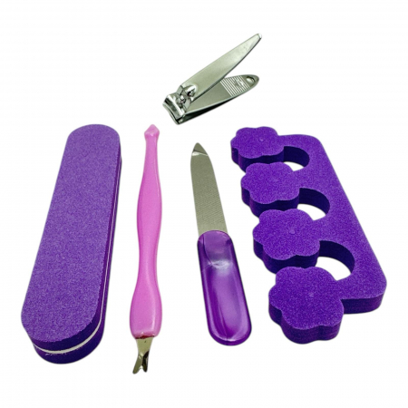 Set pedichiura 5 piese multicolor – Ingrijire completa pentru picioare, acasa sau la salon,  [3]