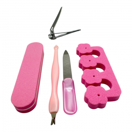Set pedichiura 5 piese multicolor – Ingrijire completa pentru picioare, acasa sau la salon,  [4]