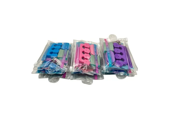 Produse de manichiura Engros - Set pedichiura 6 piese multicolor – Trusa completa pentru ingrijirea picioarelor, acasa sau salon, 