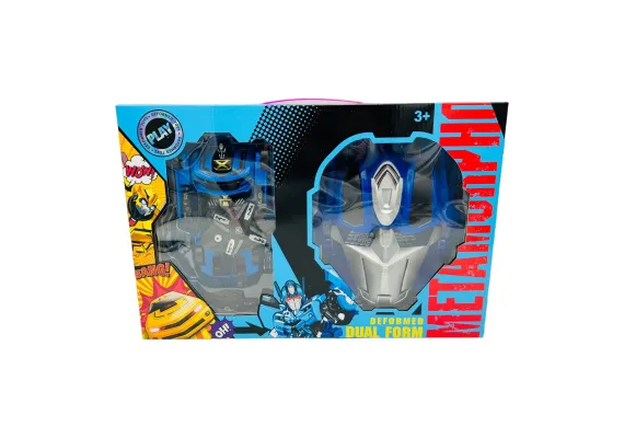 Set Robot Transformator si Masca, cu actiune manuala, 44×29×8cm, +3ani  [0]