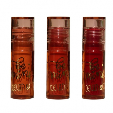 Set Rujuri de Buze Lucioase, KEVIN &amp; COCO, Be Mine 3 Culori, Lip-Gloss, 11 x 7.3 x 2.7cm, Roz-Rosu, Varianta B [5]
