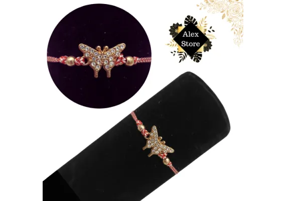 Bacanie Engros - Set12 Bratari Martisor Fluturas dragalasi cu pietricele, cu Margele, Snur Reglabil 