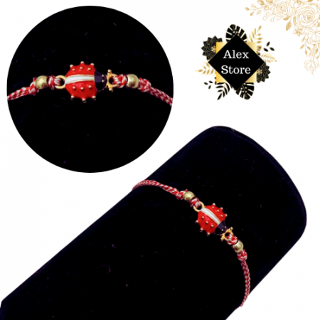 Set12 bratari Martisor Gargarita dragalasa, cu margele si snur reglabil  [3]