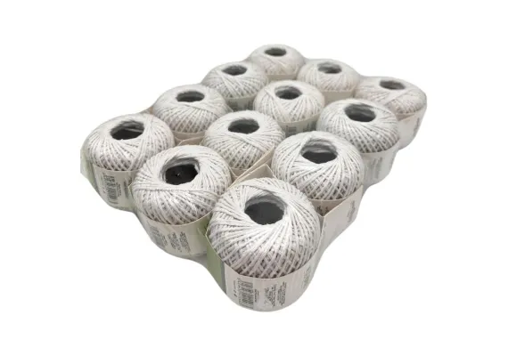 Articole pentru Casa Engros - Sfoara alba 50g rezistenta si durabila pentru uz casnic, gradinarit si proiecte DIY – calitate premium, 