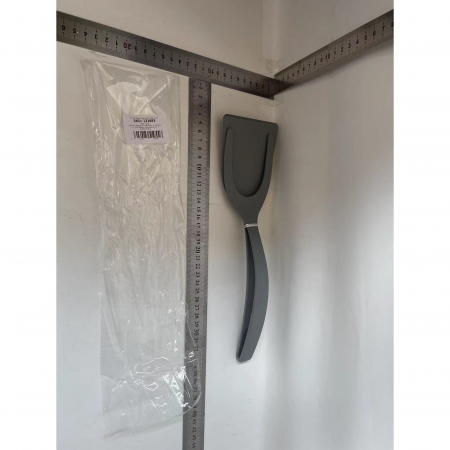 Spatula Multifunctionala tip Cleste, , Spatula Cleste pentru Gatit, Silicon PP, pentru Alimente, Carne, Paine, 31 x 8.5 cm Gri [1]