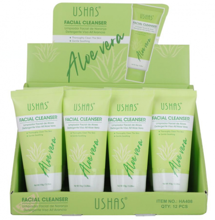 Spumă de Curățare Facială USHAS cu Aloe Vera 93g – Hidratare și Curățare Delicată  [2]