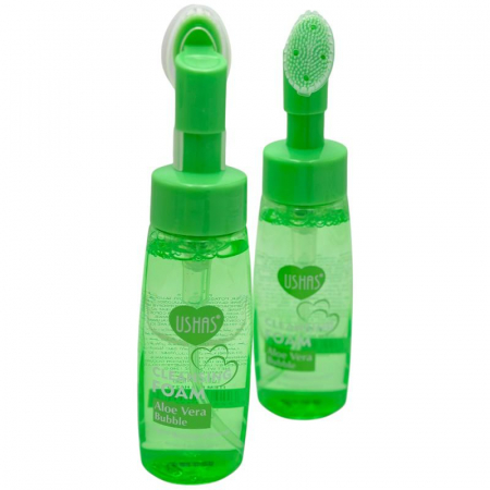 Spumă de Curățare USHAS Cleansing Foam Aloe Vera Bubbles – 240g pentru O Curățare Delicată și Revitalizantă  [1]