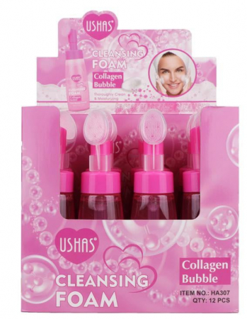 Spumă de Curățare USHAS Collagen Bubble, 240g – Purificare & Hidratare pentru Ten Luminos  [2]