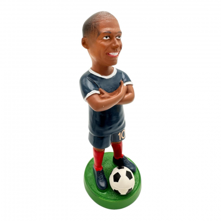 Statueta jucator de fotbal din rasina – decor sportiv 17cm, Cadou pentru Suporteri -  [1]