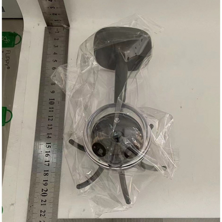 Suport Cuier pentru Perete, , Model Caracatita, Adeziv, 10 x 8.5 cm, 6 Brate, Gri [1]