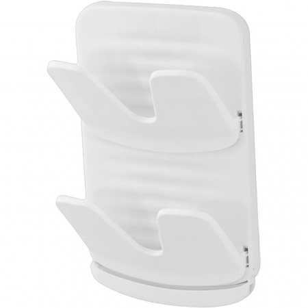 Suport de Bucatarie, , pentru Capace/Tocatoare, din Plastic, Colectare Apa Scursa, Montare fara Perfoarare, 33.3 x 20.7 x 3.5 cm, Alb [1]