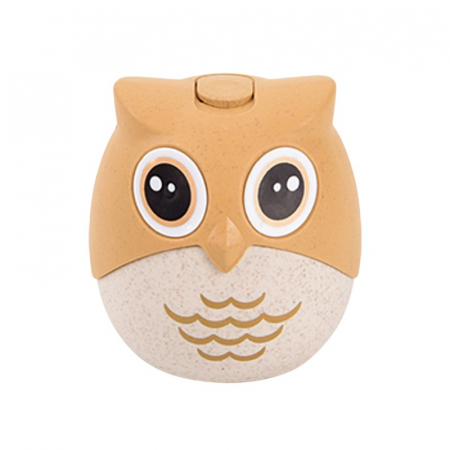 Articole pentru Casa Engros - Suport pentru Scobitori, , Model Bufnita, Multifunctional, 8.3x7.8 cm, Portocaliu