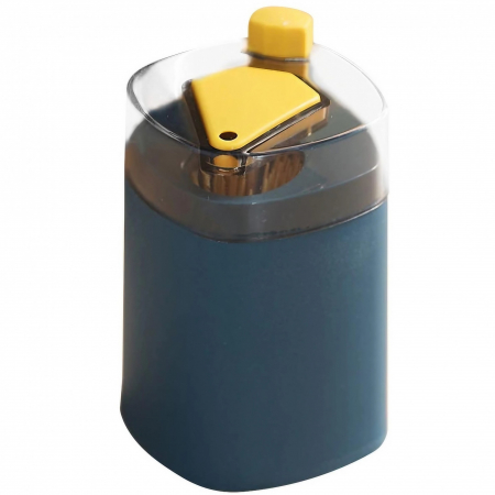 Articole pentru Casa Engros - Suport Scobitori, , Automat, cu Buton si Capac, din PP, 9.5x6 cm, Albastru