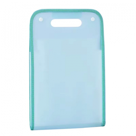 Birotica, papetarie si rechizite Engros - Suport Vertical pentru Hartii A4, , Suport Portabil pentru Hartie A4 cu Maner, PP, pentru Depozitare Hartii si Documente, 37x24.3 cm, Albastru