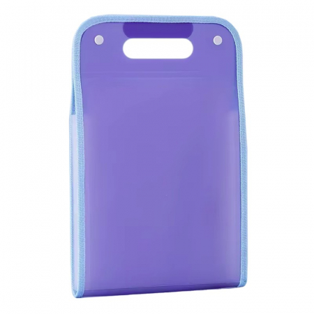 Birotica, papetarie si rechizite Engros - Suport Vertical pentru Hartii A4, , Suport Portabil pentru Hartie A4 cu Maner, PP, pentru Depozitare Hartii si Documente, 37x24.3 cm, Mov