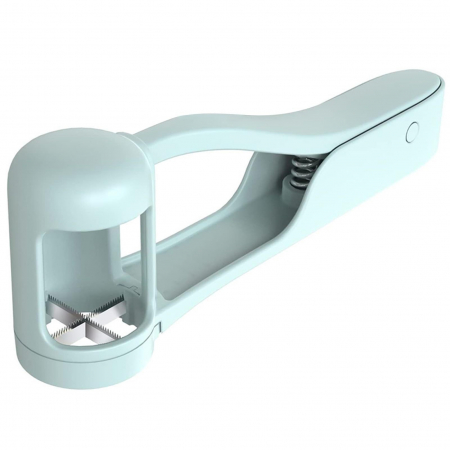 Articole pentru Casa Engros - Taietor de Struguri Manual, , Usor de Curatat si Folosit, Plastic si Otel, Albastru Deschis, 16.5x5.5 cm