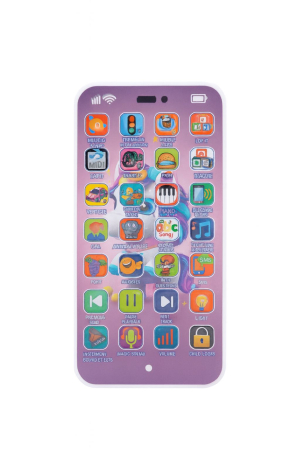 Telefon interactiv copii Unicorn, jucarie educativa cu sunete si lumini, 3+ ani, 17.5x10.5cm [1]