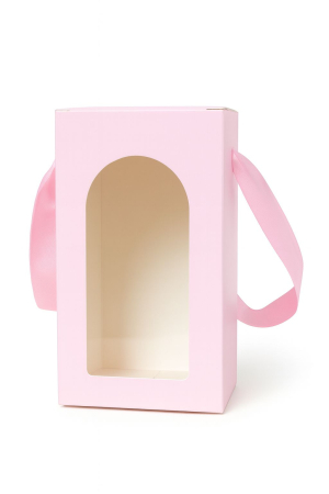 Trandafir Etern in Cupola Plastic 15 cm Lumini LED – Irizat Curcubeu Baterii Incluse Cutie Cadou [1]