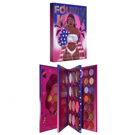 Trusa de Machiaj, KEVIN & COCO, Cool Girl Book, 82 culori, 16 x 21.5 x 2.5 cm [9]