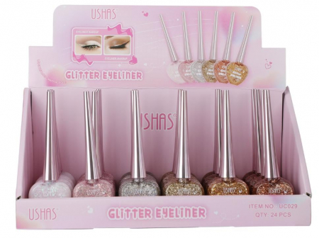Tus de Ochi cu Sclipici USHAS Glitter Eyeliner 12g – Strălucire Intensă pentru un Look Glamour  [1]