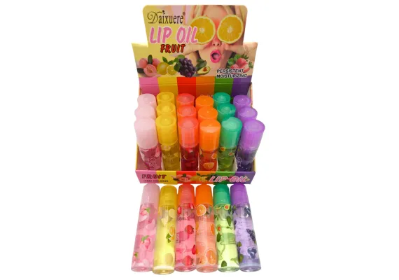 Produse pentru Buze En-gros - Ulei de Buze Hidratant cu Fructe – Strălucire & Hidratare de Lungă Durată, 24buc/set 