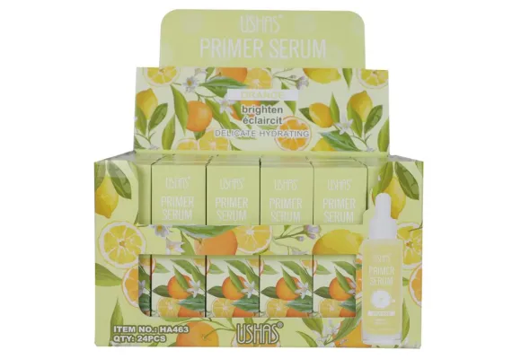 Produse pentru Fata Engros - USHAS Primer Serum Orange – Ser pentru Față cu Efect de Luminare și Hidratant, 30g 