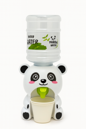 Jucarii Diverse - Dispenser Apa pentru Copii Panda 24 cm – Jucarie cu Pahar Inclus