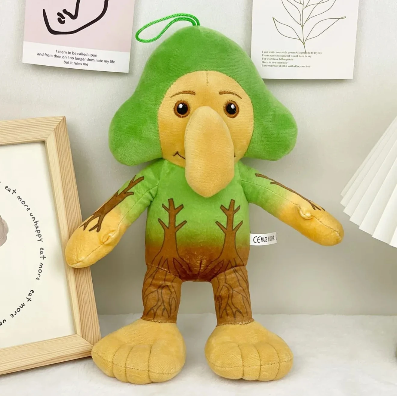 Jucarii de plus - Brr Brr Patapim Plus Brainrot 20CM – Jucarie Amuzanta Viral TikTok, Moale si Haioasa