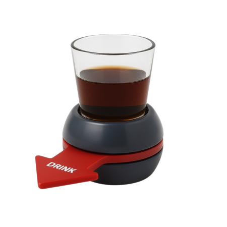 Jocuri Clasice - Joc de Petrecere Spin the Shot, Pahar si Sagetica, Joc Amuzant pentru Adulti