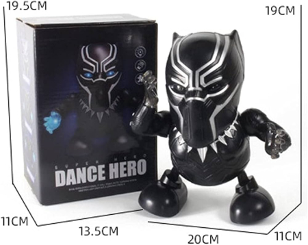 Jucarii interactive - Dance Hero Panther 20x11 cm – Jucarie Interactiva cu Lumini, Sunete si Miscare pentru Copii 3+