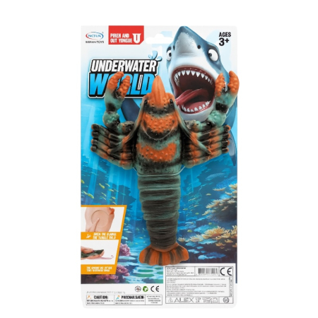 Jucarii bebelusi si de baie - Jucarie Creatura Marina din Material Moale – Underwater World – pentru copii 3+