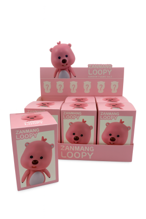 Jucarii surpriza - Set 6 Figurine Zanmang Loopy 10cm – Blind Box Edition, Jucarii Colectibile Kawaii