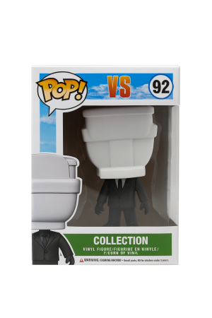 Figurine si animale plastic - Figurina Style VS 92, Model WC, Vinil, Colectie si Decor, Cadou Amuzant