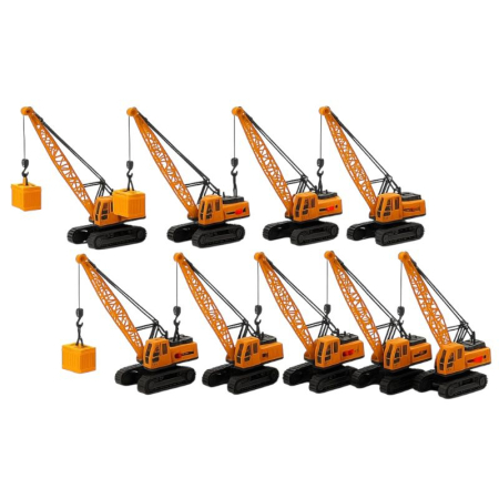 Vehicule, masinute, avioane, tancuri - Macara jucărie din plastic cu braț mobil – vehicul construcții pentru copii