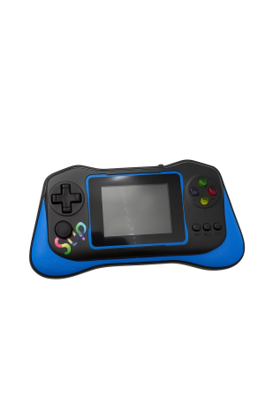 Console si aparate foto - Consola portabila Q12 Sup Game Joystick, ecran 3.5 inch, 500 jocuri clasice, albastru18.5x10x7cm