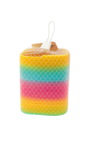 Jucarii antistres si senzoriale - Spring Rainbow 10 cm – Jucarie Colorata Flexibila pentru Copii