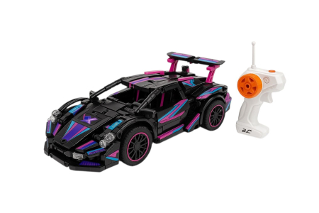 Jucarii cu radio control - Mașină sport RC din cărămizi, 1:20, 323 piese, cu telecomandă copii 6+