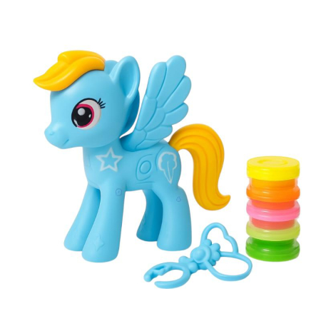 Jocuri si Jucarii - Set ponei cu plastilină colorată și accesorii de modelat pentru copii 3+