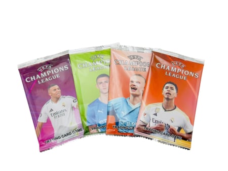 Jucarii surpriza - Pachete Carti de Colectie Fotbal "World Ball Stars" – Design Trofeu Campionat European sau Mondial