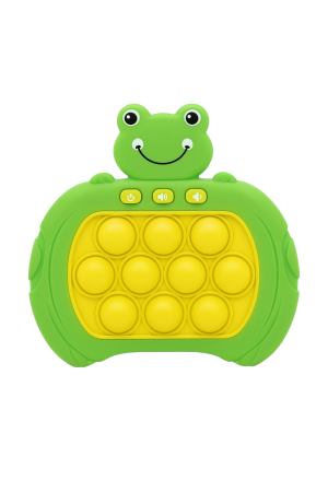 Jocuri si Jucarii - Jucarie Pop It Electronica Broscuta, Lumini si Sunete, Joc Interactiv pentru Copii