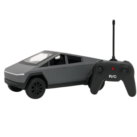 Jucarii cu radio control - Masina cu radiocomanda 33x15 cm, model Cyber gri, design futurist, jucarie pentru copii