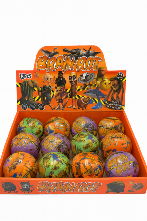 Jucarii surpriza - Set 12 Capsule Surpriza “BRAIN” – Modele Amuzante – 3+