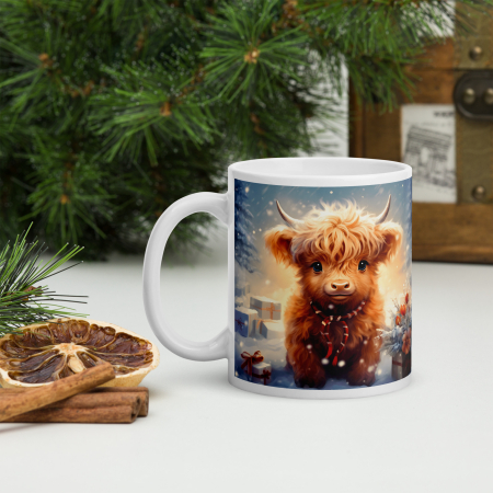 Cani tematice Craciun - Cana ceramica Craciun 330 ml (11 oz) – design festiv, rezistenta